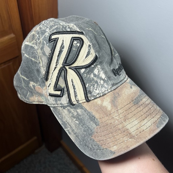 Remington by Signatures Gun Shooting‎ Hunting Woods Camouflage Baseball Cap Hat - Picture 1 of 6